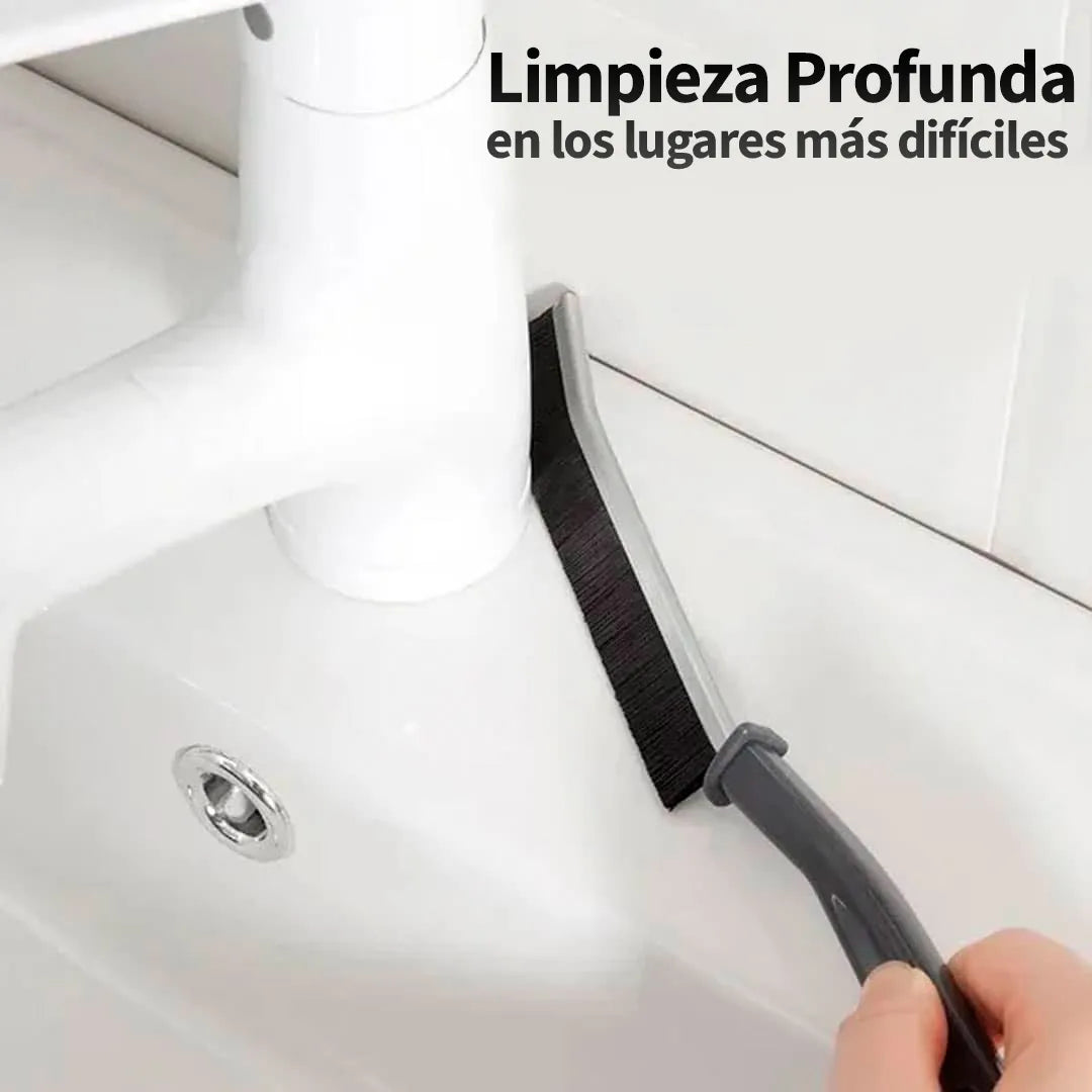 Cepillo LimpMax - ¡Esquinas Impecables y Brillantes al Instante!