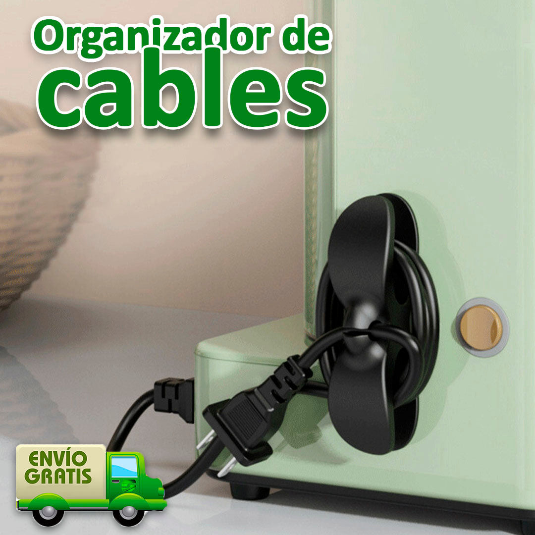 FioMax - Organizador de cables y alambres, Enrollador de cables eléctrico