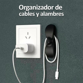 FioMax - Organizador de cables y alambres, Enrollador de cables eléctrico